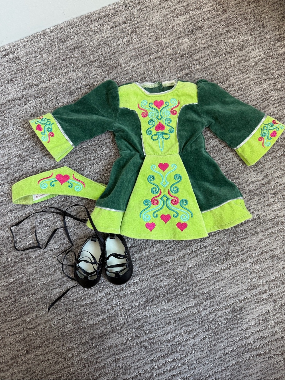 RARE American Girl Nellie O’Malley Irish Dance Outfit Retired